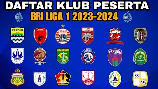 Daftar Klub Peserta Liga 1 2023-2024