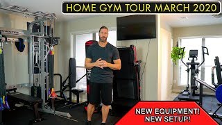 Home Gym Tour March 2020- Brand New Equipment and Setup!