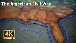 The Civil War Animated Battle Map | 4K Restoration