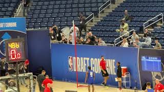 Bronny James records 32" standing vertical & 40.5" max vert 👀 | NBA on ESPN