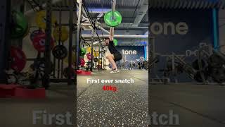 First ever snatch 40kg