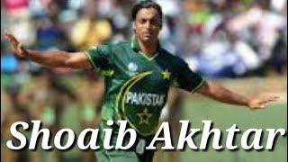 A Tribute to fastest bowler Shoaib Akhtar