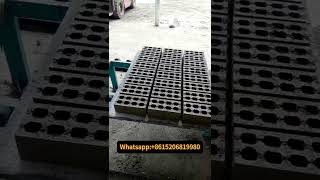 fully automatic concrete cement hollow brick making machine for blocks