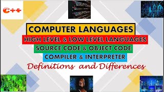 Computer Languages||Source Code and Object Code|| Compiler and Interpreter