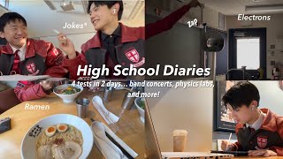 Study Vlog👨🏻‍💻🍜: High School day in my life, finals prep, fun with friends, elec