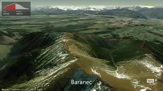 Baranec ∆ hiking trails ∆ 3d-trail.com/slovakia/