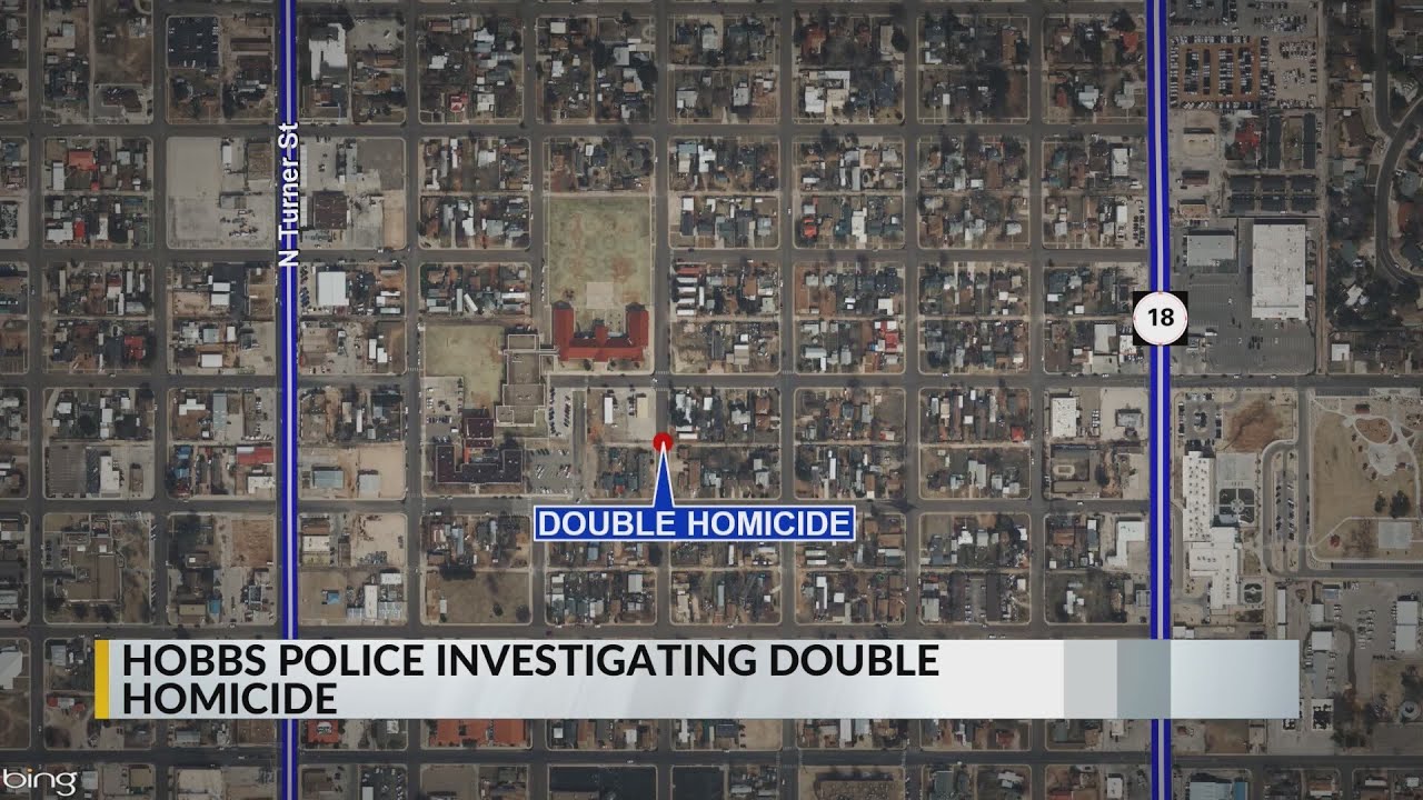 Hobbs Police Investigating Double Murder - YouTube