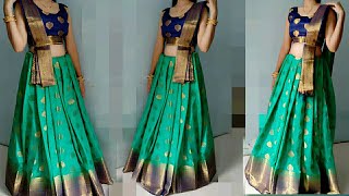 Bridal Lehanga Saree Wear New Way/सर पे पल्लु रखे आसानी से/Different style pallu drape/Lehanga saree