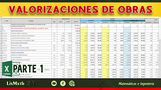 Valorizaciones de Obras de Ingeniería Civil | Parte 1