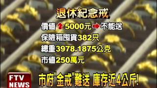 金價飆漲  北市「金戒」難送－民視新聞