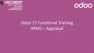 Odoo 17 Functional Training | HRMS | Appraisal | Odoo 17 Enterprise Version