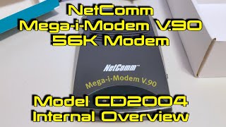 NetComm Mega-i-Modem V.90 Model CD2004 56K Dial-up Modem Internal Overview