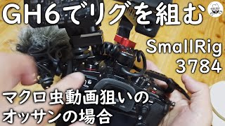 GH6でマクロ虫動画撮に向けてのリグを組む