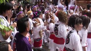 2016年　福中だんじり　宮入り　陶荒田神社