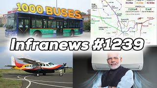 1000s Buses for Gurugram, Pune's Metro Network is Going to Become Huge, Surat Airport Gets an Hanger