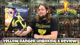 Yellow Ranger Hasbro Lightning Collection Remastered Unboxing \u0026 Review!