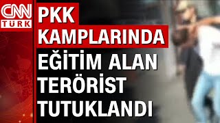 Yunanistan ve Irak'ta eğitim alan PKK'lı eylem hazırlığında yakalandı