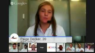 NASCAR Drive For Diversity 2014 Class | Google Hangout