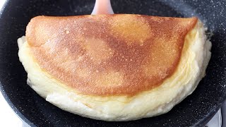 只要3个鸡蛋，在家做云朵舒芙蕾，简单又好吃 Easy to Make cloud soufflé at home in a pan