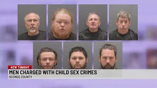 7 Upstate men arrested for child sex crimes