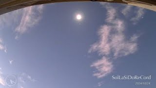 for L （更待月　月齢20.6）2024/10/23 04:30-31:30 ☁️/🌧️SolLaSiDoReCord Timelapse  〈ソラシドレコード〉