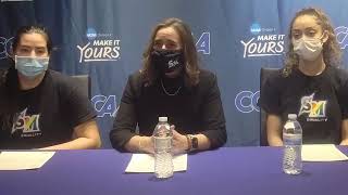 2021 CCAA Volleyball Tournament: Cal State San Marcos postgame press conference 11-18-21