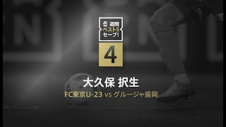 DAZN週間ベスト5セーブ！(J3第25節)