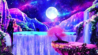 Peaceful Night 💜 Deep Sleep Music 528Hz | Calm Magic Meditation Music