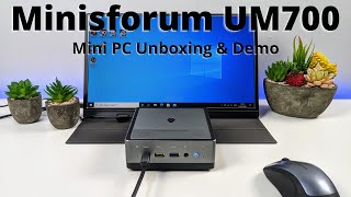 Minisforum UM700 AMD Ryzen 7 Mini PC Unboxing and Demo - With DISCOUNT code