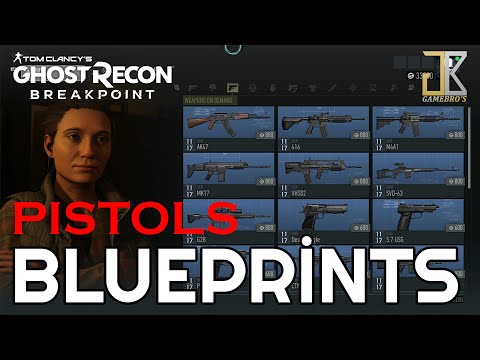 Ghost Recon Breakpoint – ALL PİSTOLS WEAPON BLUEPRINTS LOCATION