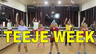 Teeje Week | Bhangra Dance Steps Video For Kids | Jordan Sandhu | Step2Step Dance Studio