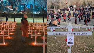 Remembering Those Who Passed | Remembrance Day Canada | Field of Crosses Alberta