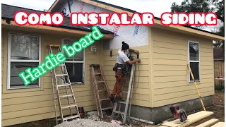 Como instalar siding de cemento hardie board