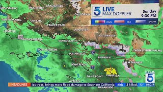 Mountain snow, rain returns to Southern California