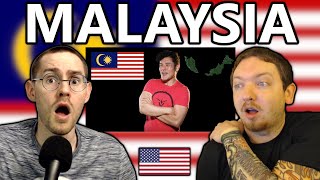 AMERICANS REACT to Geography Now! MALAYSIA