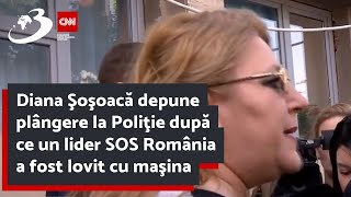 Diana Şoşoacă depune plângere la Poliţie după ce un lider SOS România a fost lovit cu maşina