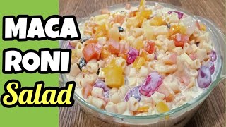 GANITO GUMAWA NG MASARAP NA MACARONI SALAD/MACARONI SALAD RECIPE / HOW TO MAKE MACARONI SALAD