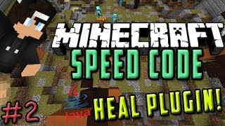 JAVA CODING! | Minecraft Speed Coding | Heal Plugin [#2]