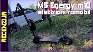 MS Energy Neutron m10 recenzija - agilni električni romobil izdržljive baterije (12.08.2021)