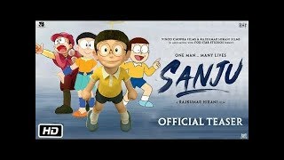 SANJU trailer cartoon version ,Nobita cartoon version Ranbir Kapoor | Fanmede