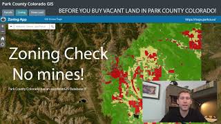 Buying Vacant Land - Check Zoning Early! Park County GIS Tutorial