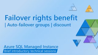 Failover Rights Benefits for Azure SQL Managed Instance