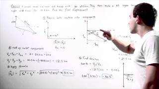 Adding Vectors by Components Example # 1