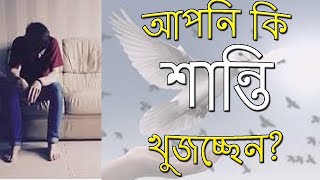 জীবনে শান্তি পাওয়ার উপায় || জীবন শান্তি ||Peace || Santi  peace of mind||  পথে পাওয়া জীবন