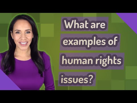 What are examples of rights?