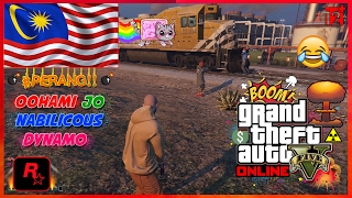 GTA 5 Online Malaysia || PERANG DUNIA~!!💣💣 Huru-Hara WEHH!🔥 Hahaha 😂 with JODynamo&Nabilicous