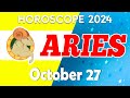 🍀 SOMETHING VERY SPECIAL IS COMING 🍀daily horoscope 👀 Horoscope for today ARIES OCTOBER 27 2024 ♈️