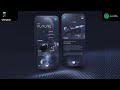 ASMR Programming - Coding a Futuristic UI Design From Dribbble - No Talking