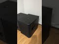 yamaha dxs15 vs qsc ks118 powered subwoofer