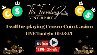 Crown Coin Casino - LIVE STREAM!